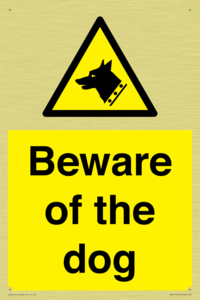 Beware of the dog